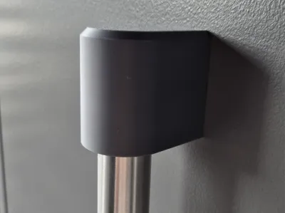 90 degree end bracket for 25mm rail