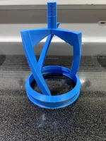 Drive cylinder V2 Less Pitch, Slower a the top