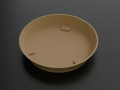 Parametric Flower pot saucer