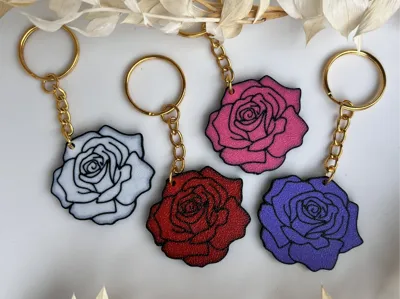 Rose Keychain