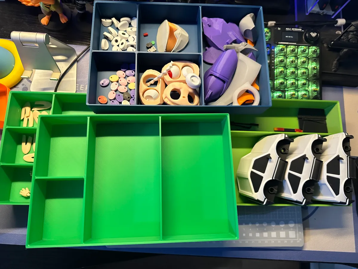 Super Stackable Storage Box ~ Parts Box - Free 3D Print Model - MakerWorld