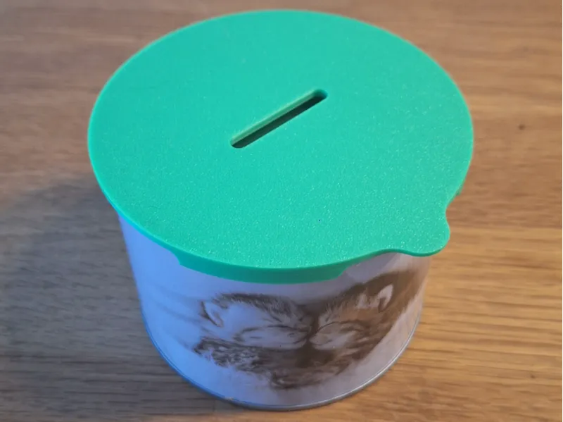 800 Gramm Konservendose Spardosendeckel