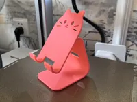 较小倾斜角度猫咪手机支架