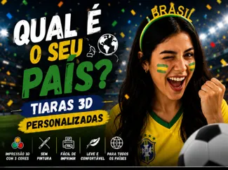 Tiara Personalizada de países Copa do mundo