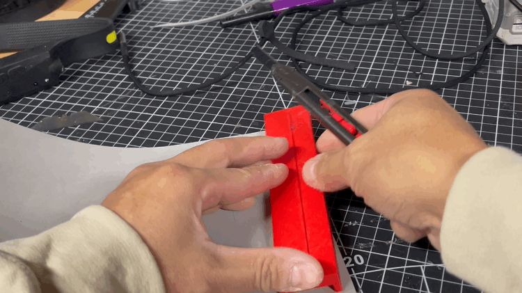 6, 8, 10 mm PVA Foam 22.5° and 45° Bevel cut guide