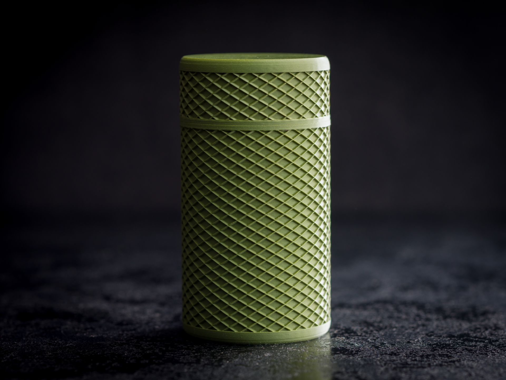 Container with crew lid.