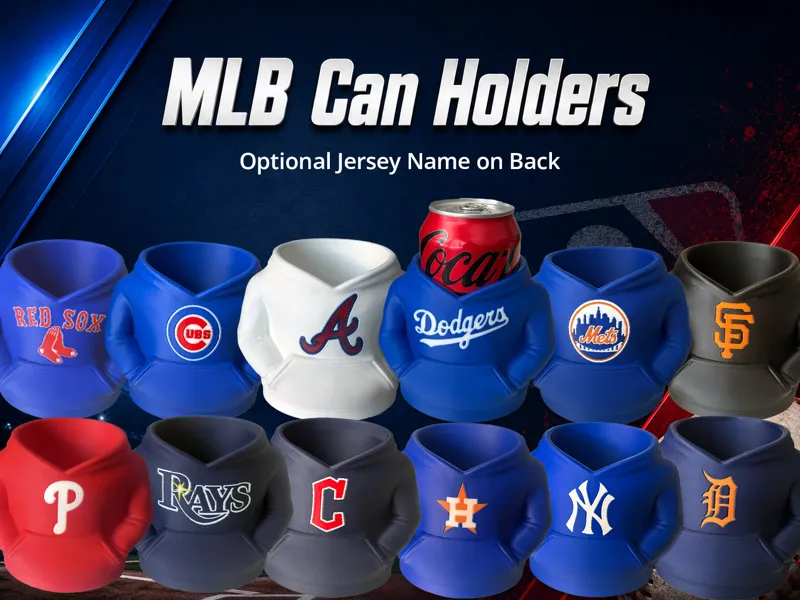 MLB Can / Drink Holder Hoodies with Jersey Name