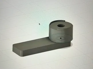 cable hook support for the Folletto vacuum 