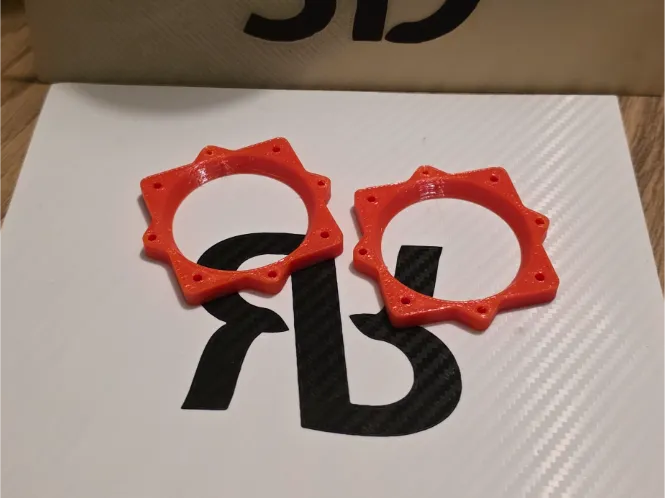 Fan adapter 45mm zu 50mm Arrma hobbywing Max 5 