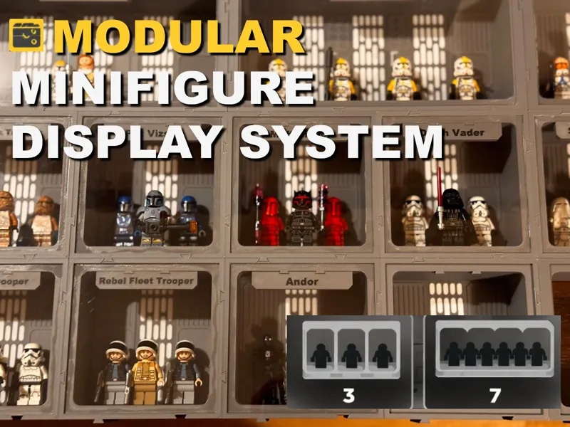 Modular Minifigure Display System