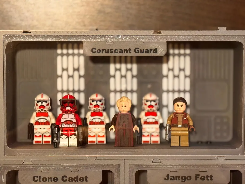 Modular Minifigure Display System - Free 3D Print Model - MakerWorld