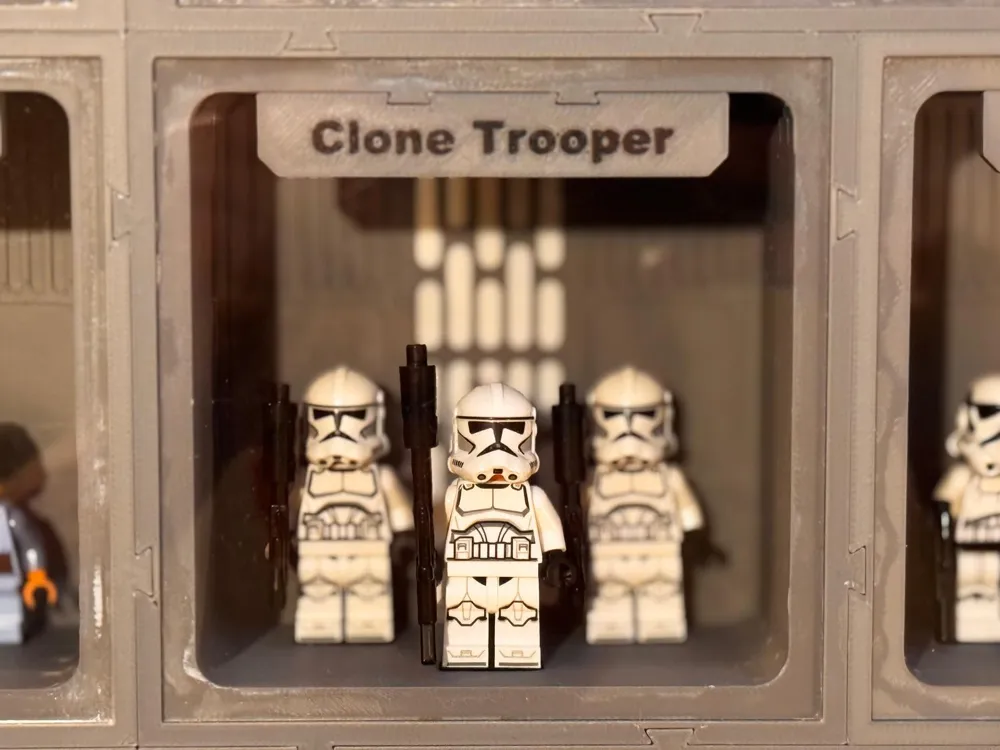 Modular Minifigure Display System - Free 3D Print Model - MakerWorld