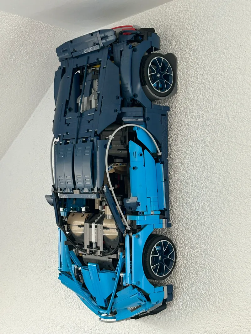 brick wallmnt bracket for technic car 45mm tire