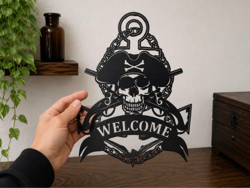 Pirate Welcome Sign