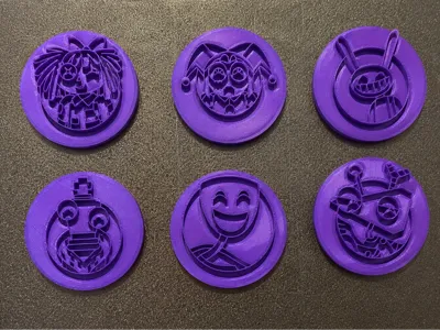 The Amazing Digital Circus cookie stamps