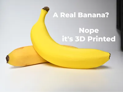 Ultra Realistic Banana Model (1:1 Real Replica)