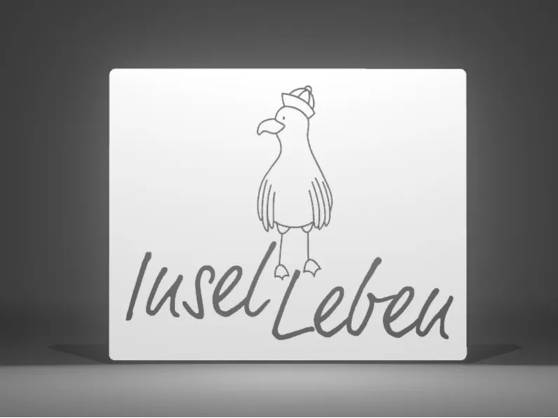 Lichtkasten Lightbox InselLeben Kaufhaus Stolz