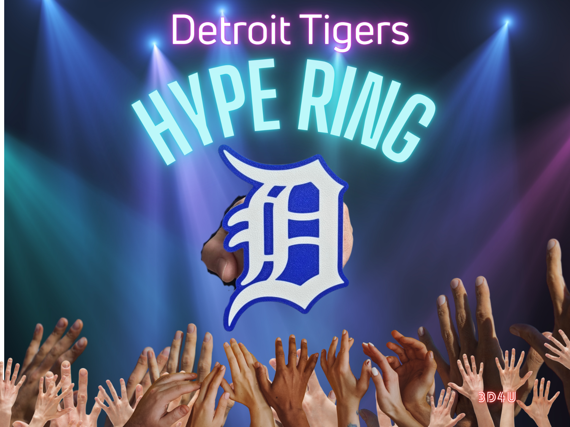 Detroit Tigers Hype Ring