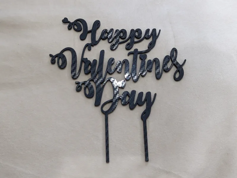 Happy Valentines Day Cake Topper