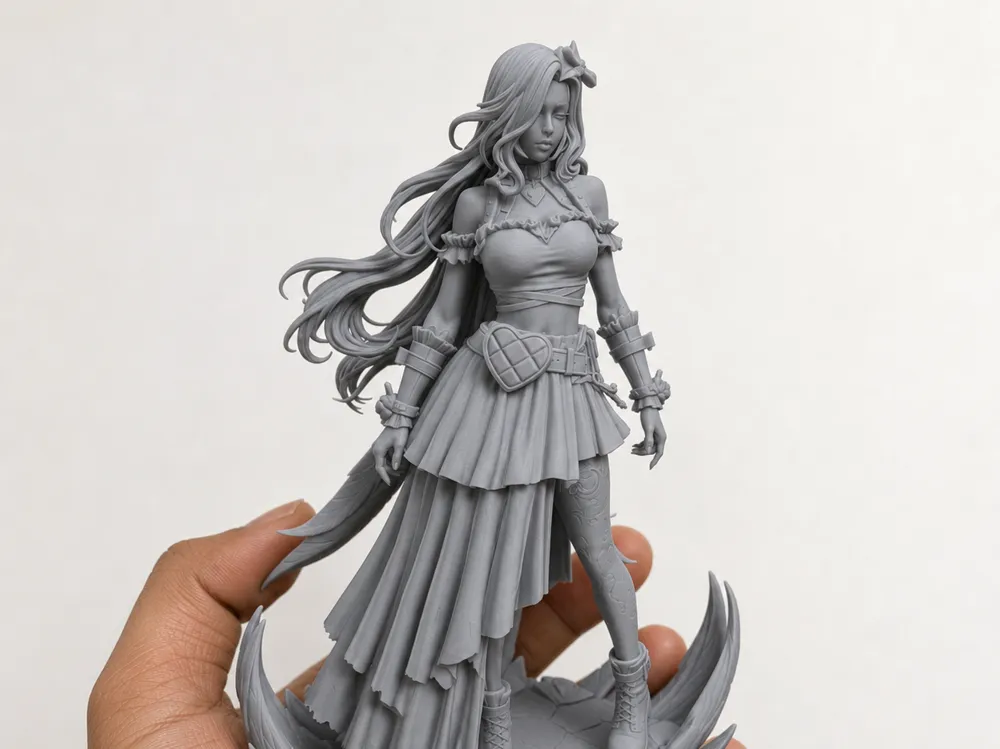 Modelo para impresión 3D: Carmila. Referencia del modelo original.