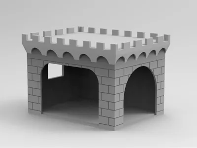 pet castle for small pets | pet castle house (for guinea pigs, hamsters, etc.)