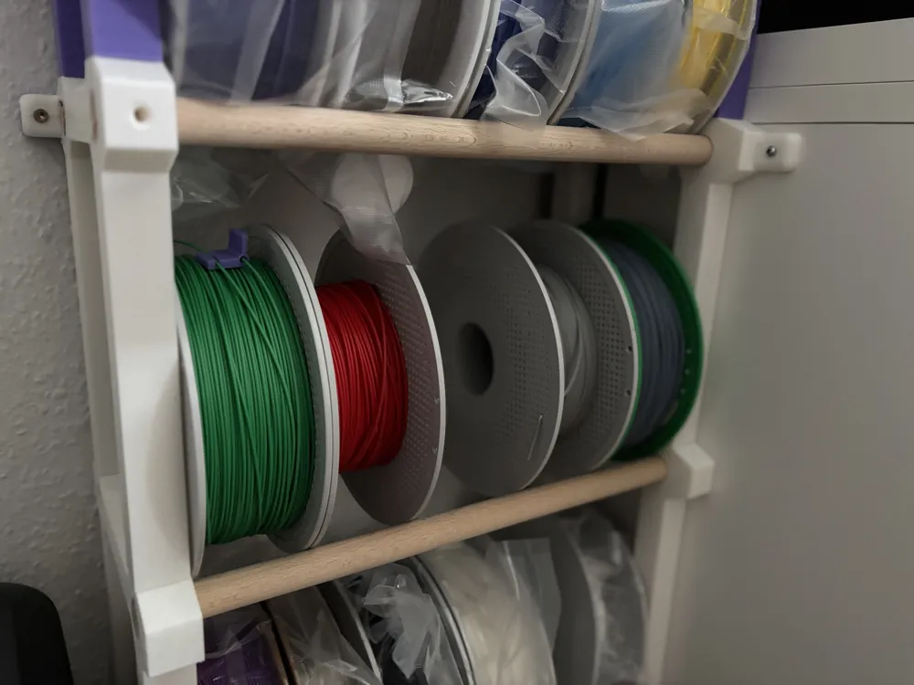 Spool Filament Rack / Storage, Modular by J3D Design MakerWorld ...
