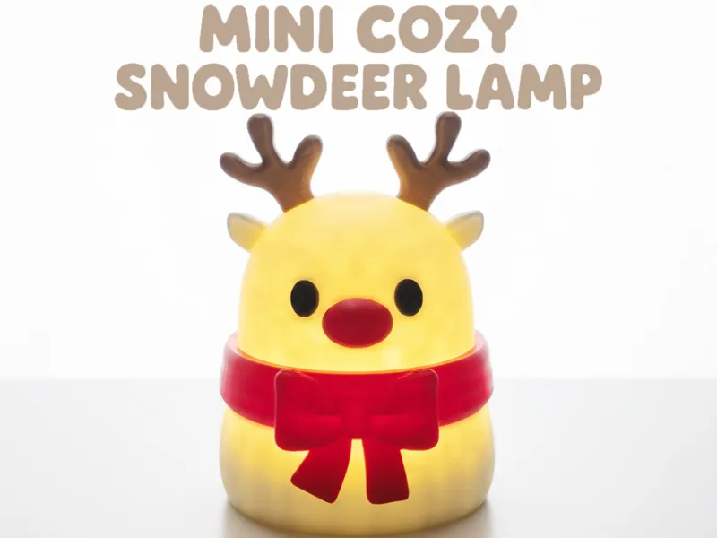 Mini Cozy Snowdeer Lamp