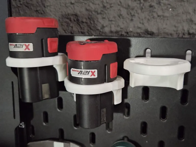 Porta batterie parkside 12V per skadis