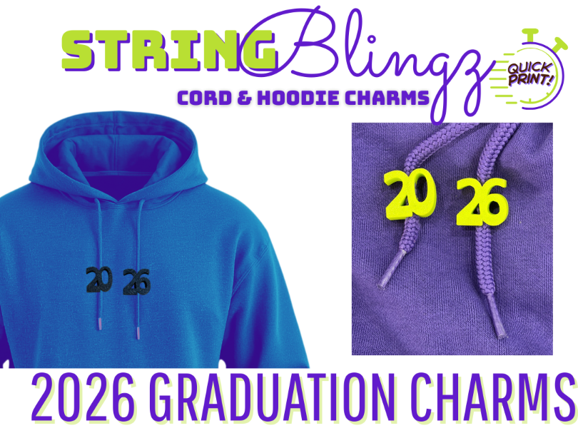 2026 StringBlingz | Graduation Hoodie Charm