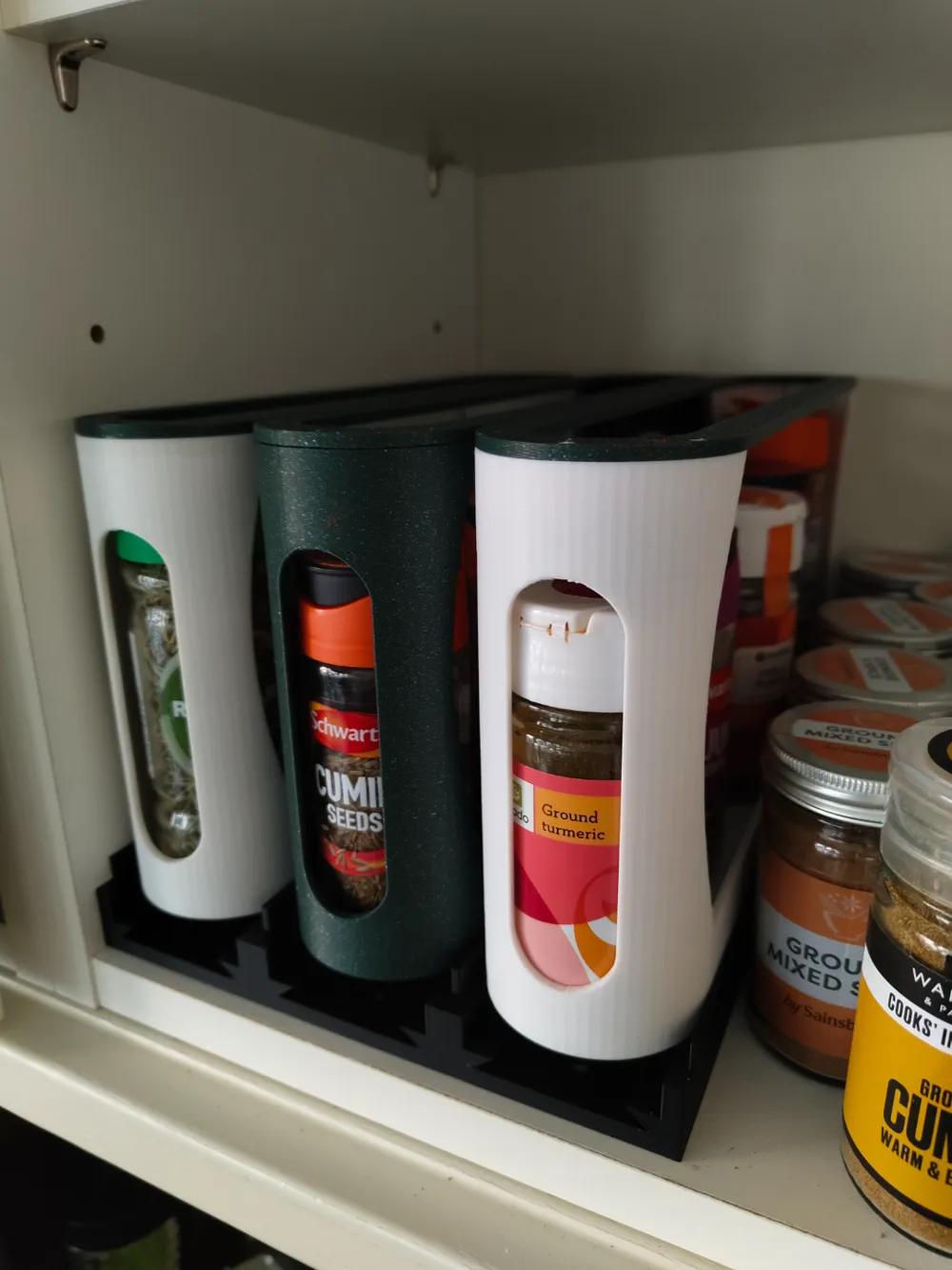 Spice Rack with improved base - Free 3D Print Model - MakerWorld