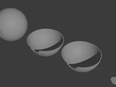 3D printed pokeball