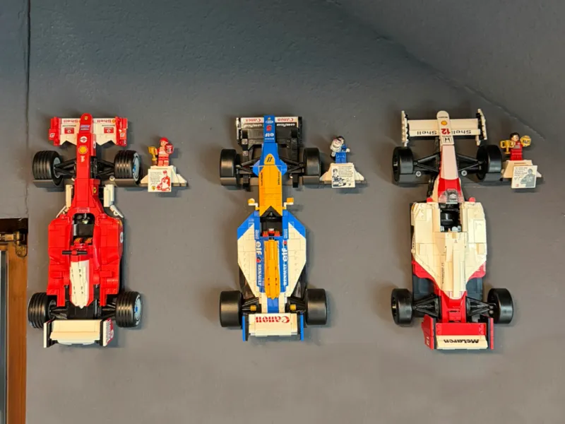 Ferrari & McLaren & Williams F1 Icons Wall Mount