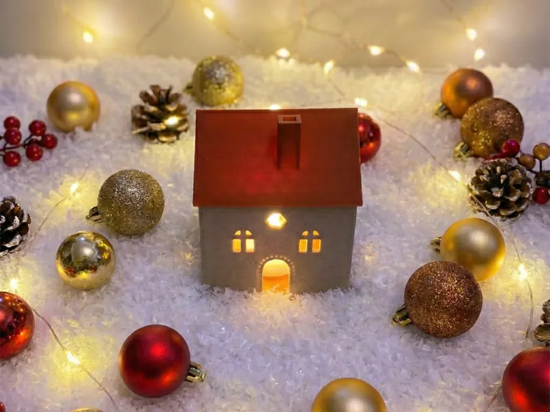 LED Tealight House