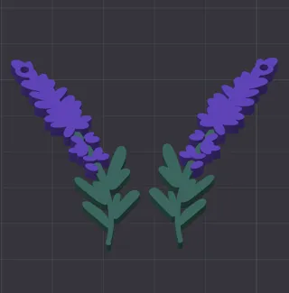 Lavender Earrings