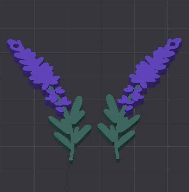 Lavender Earrings