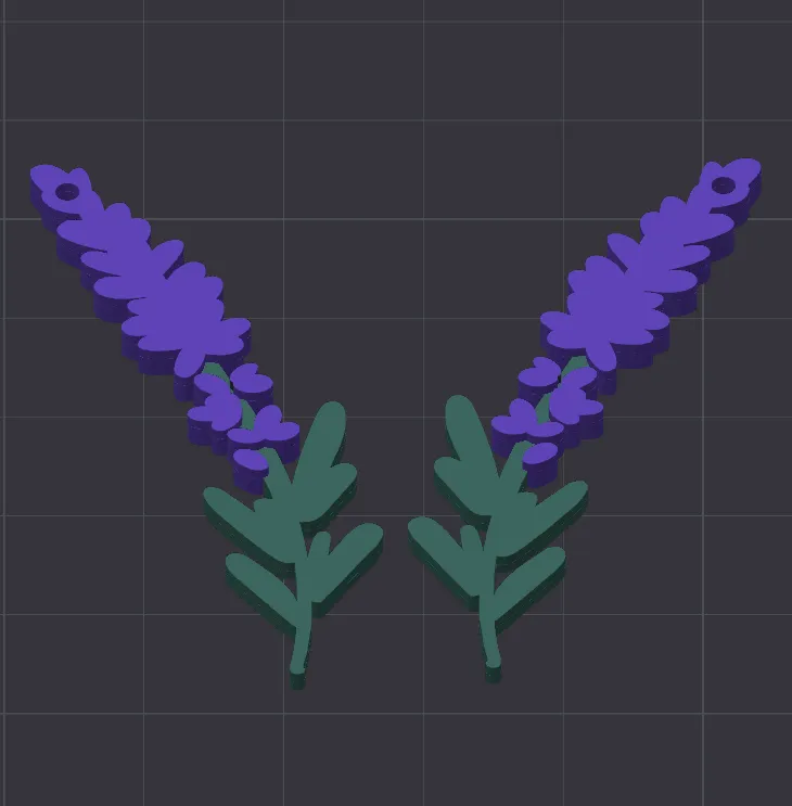 Lavender Earrings