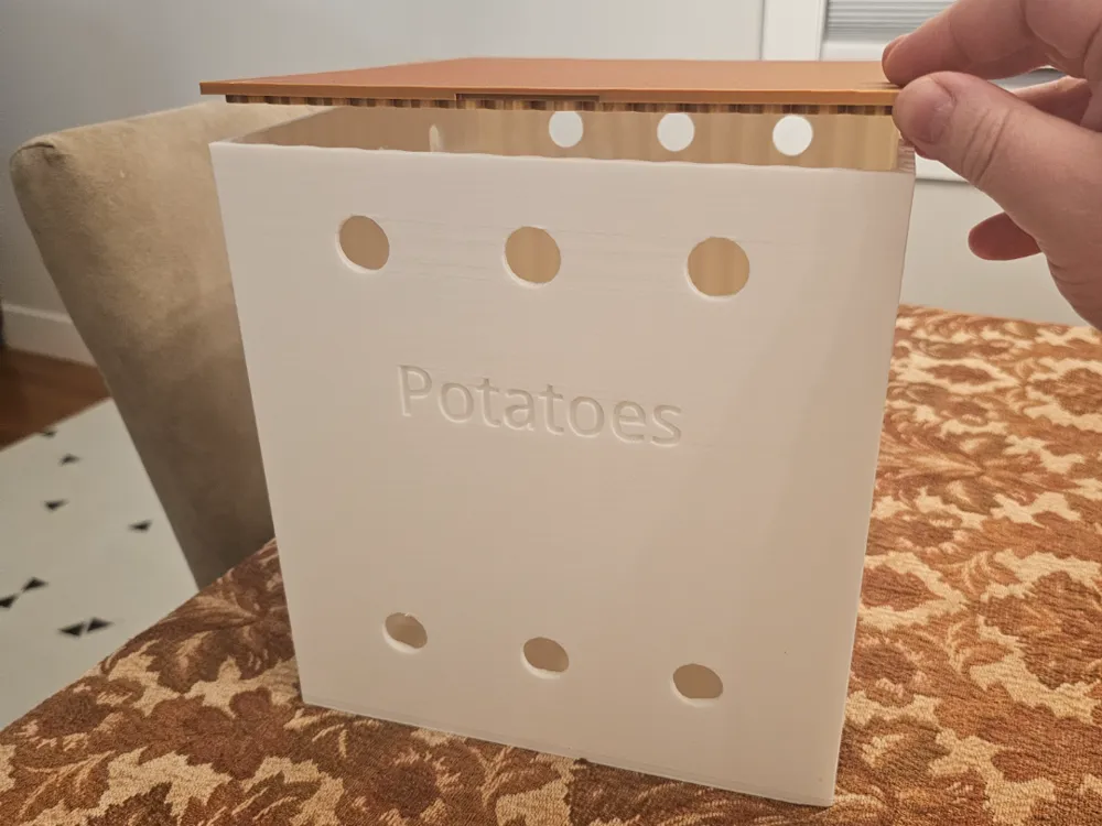 Potato Storage Bin For Kitchen or Pantry by CryoSlang MakerWorld