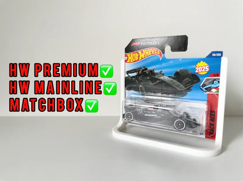 1:64 Die-cast Display stand - Hot Wheels/MatchBox