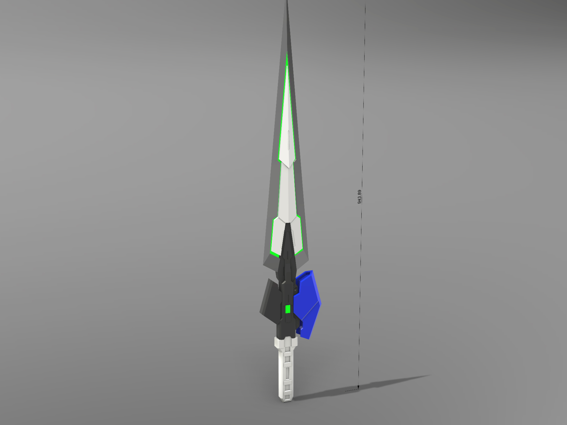 能天使高达长剑 来自 user_3580828779 MakerWorld:免费下载 3D 模型