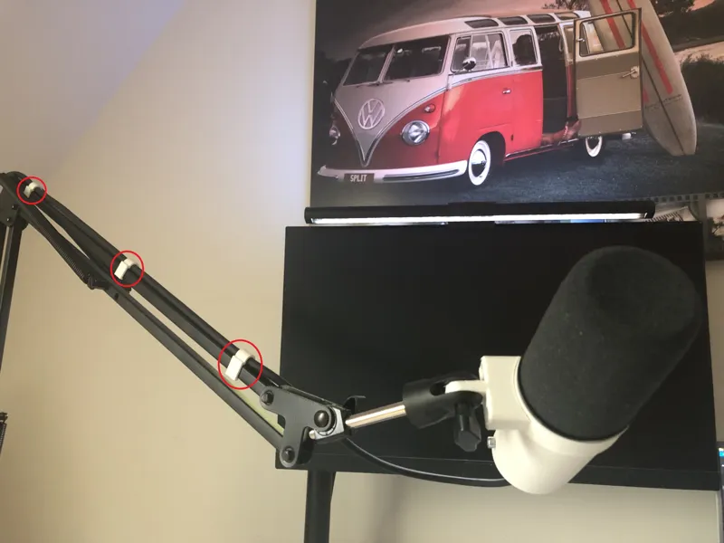 Millenium MA-2040 XLR cable clip
