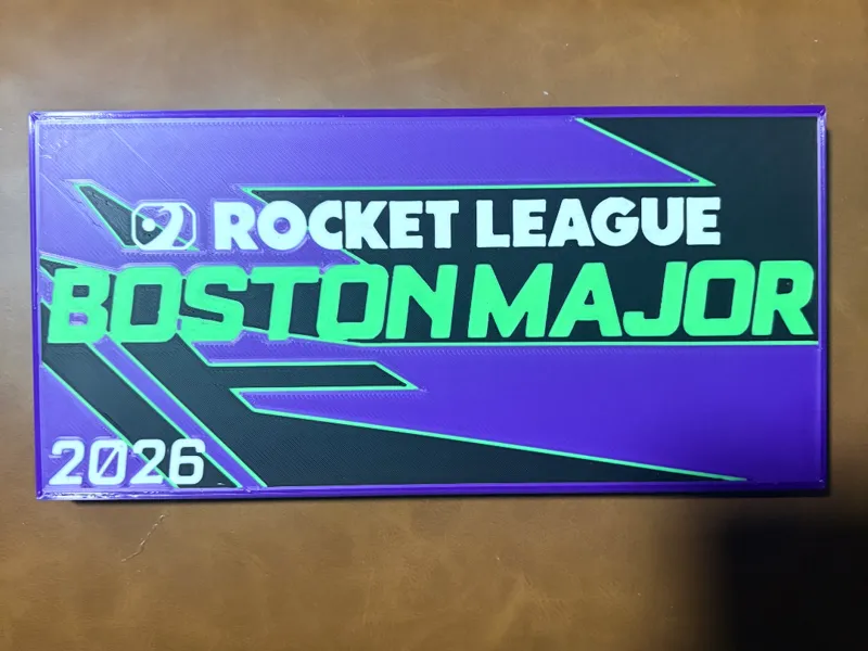 RLCS Boston Major Plaque