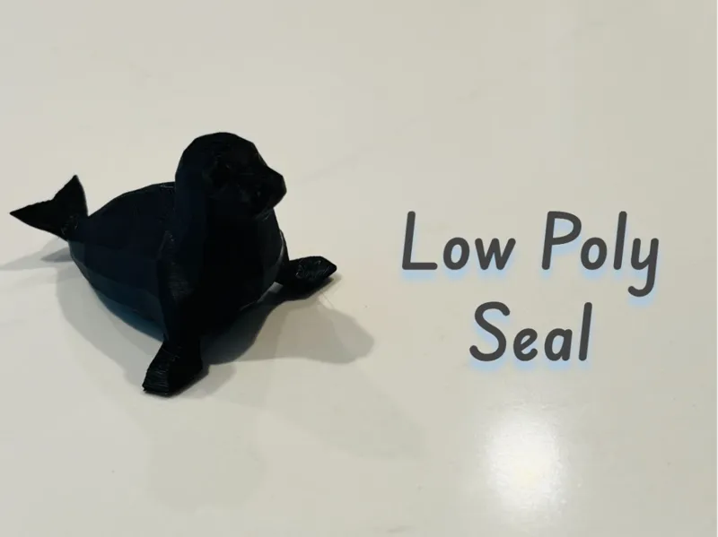 Low Poly Seal