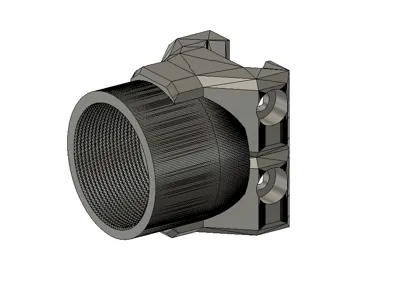 Picatinny RIS buffer tube adapter