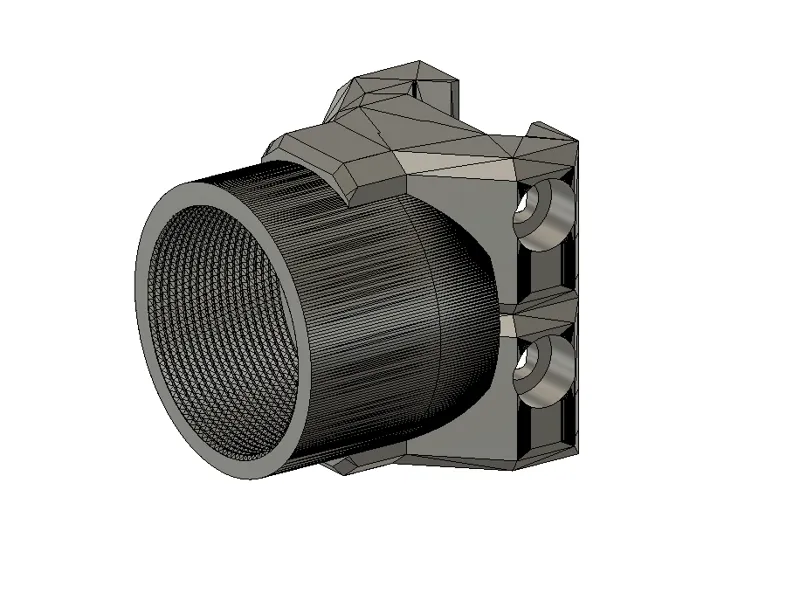 Picatinny RIS buffer tube adapter