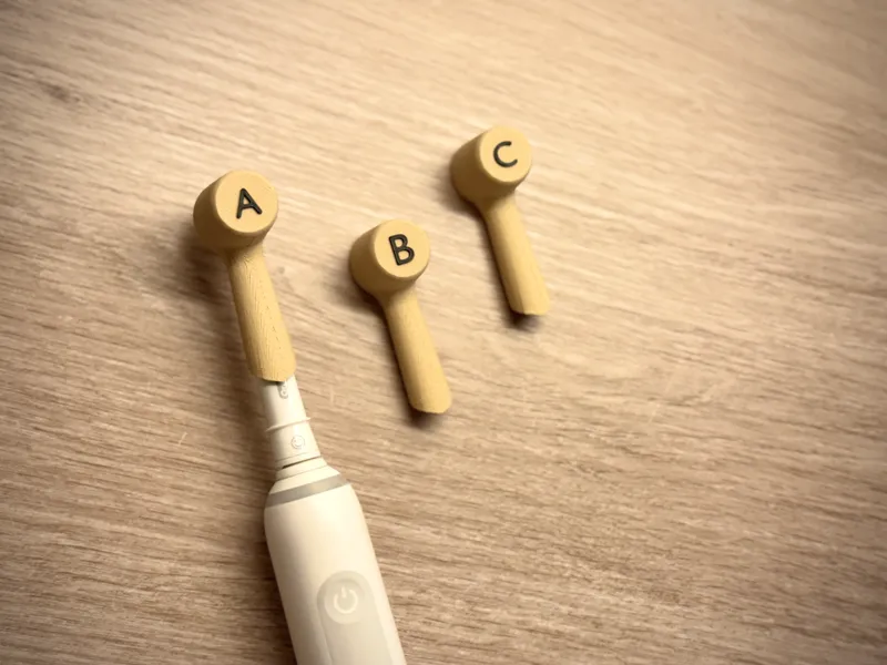 Toothbrush Cap – Custom Letter A–Z
