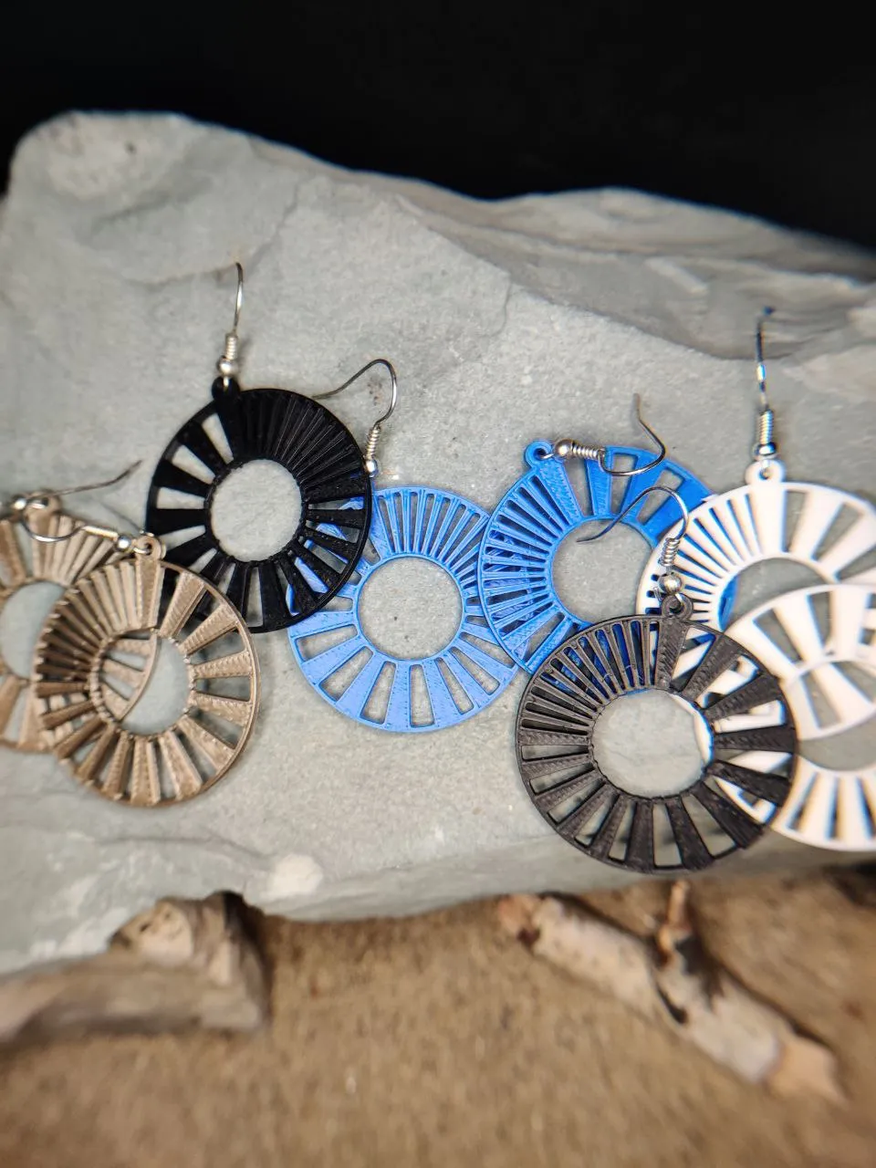 Wheel of Time – Radiant Earrings view 2