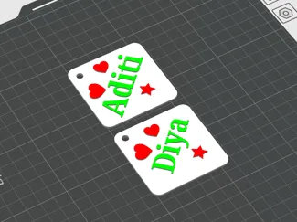 Aditi Diya Name Tag