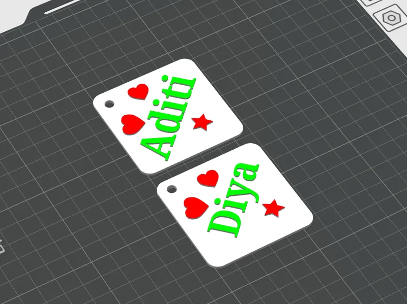 Aditi Diya Name Tag