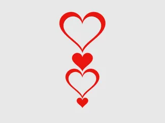 Hearts Charm