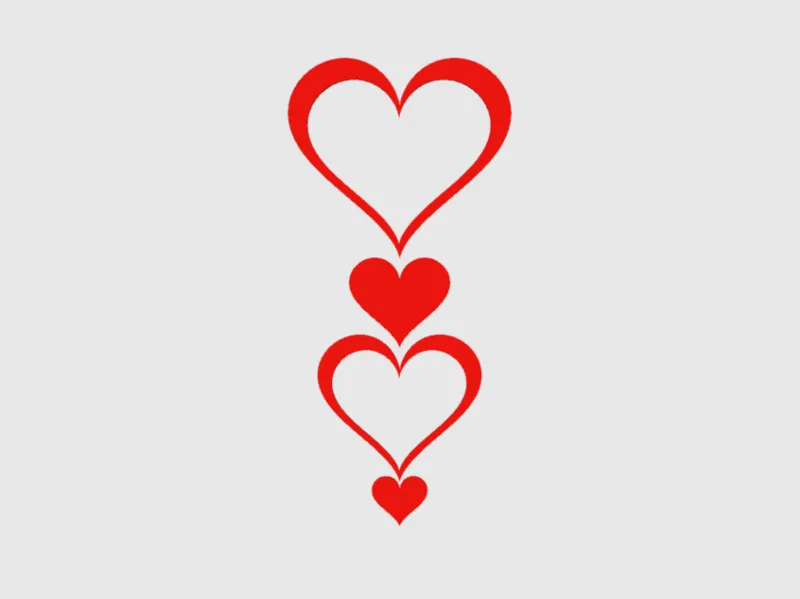 Hearts Charm